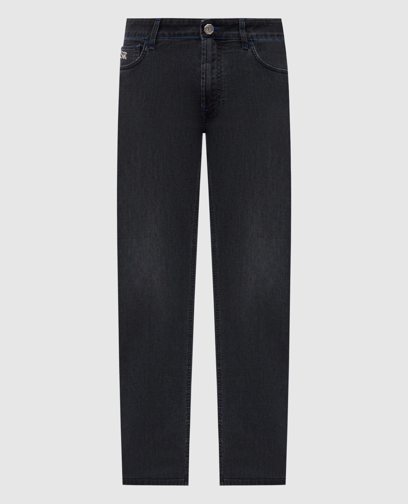 

Gray jeans with a worn effect Stefano Ricci, Grey