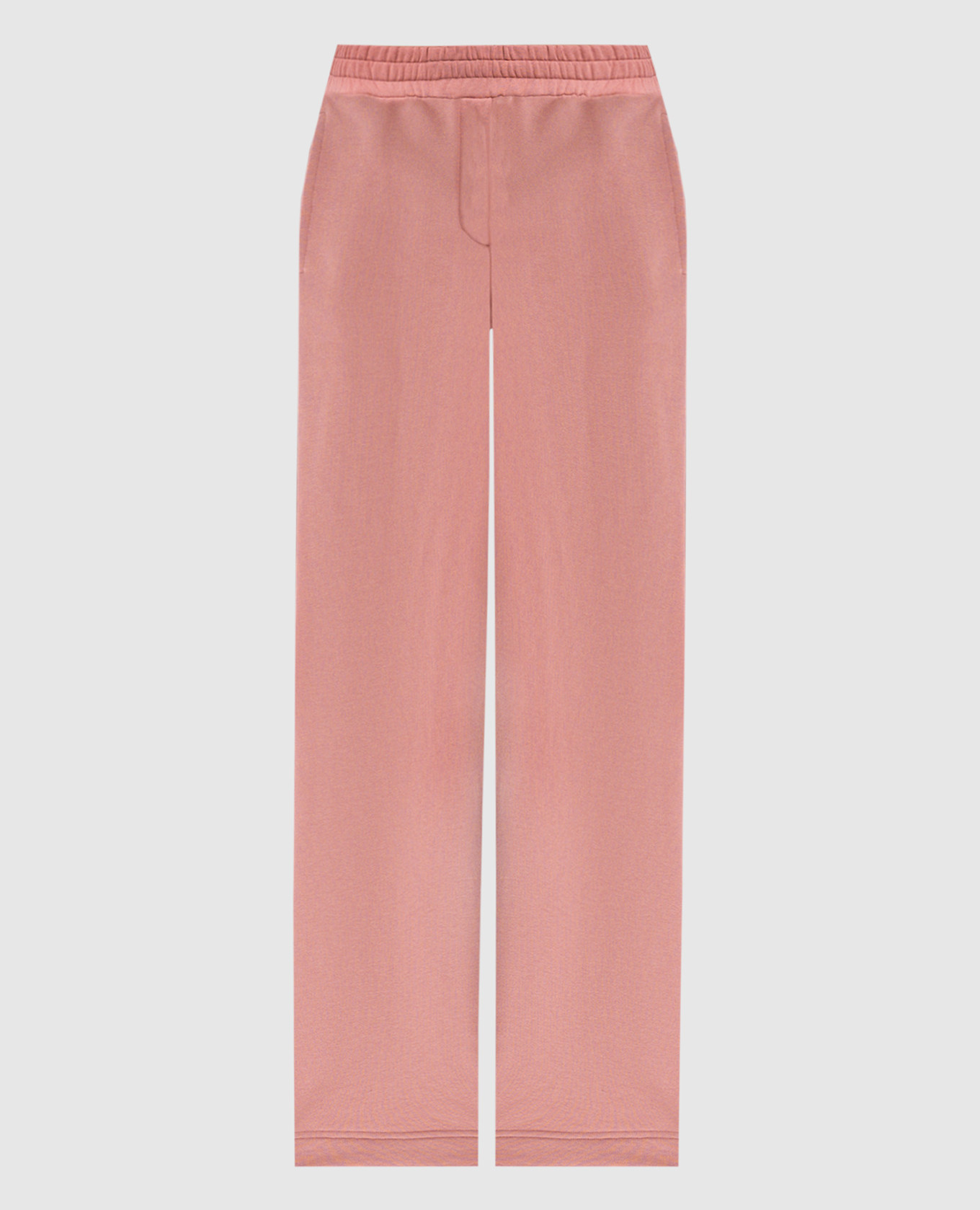 Pink sweatpants with logo Dolce&Gabbana