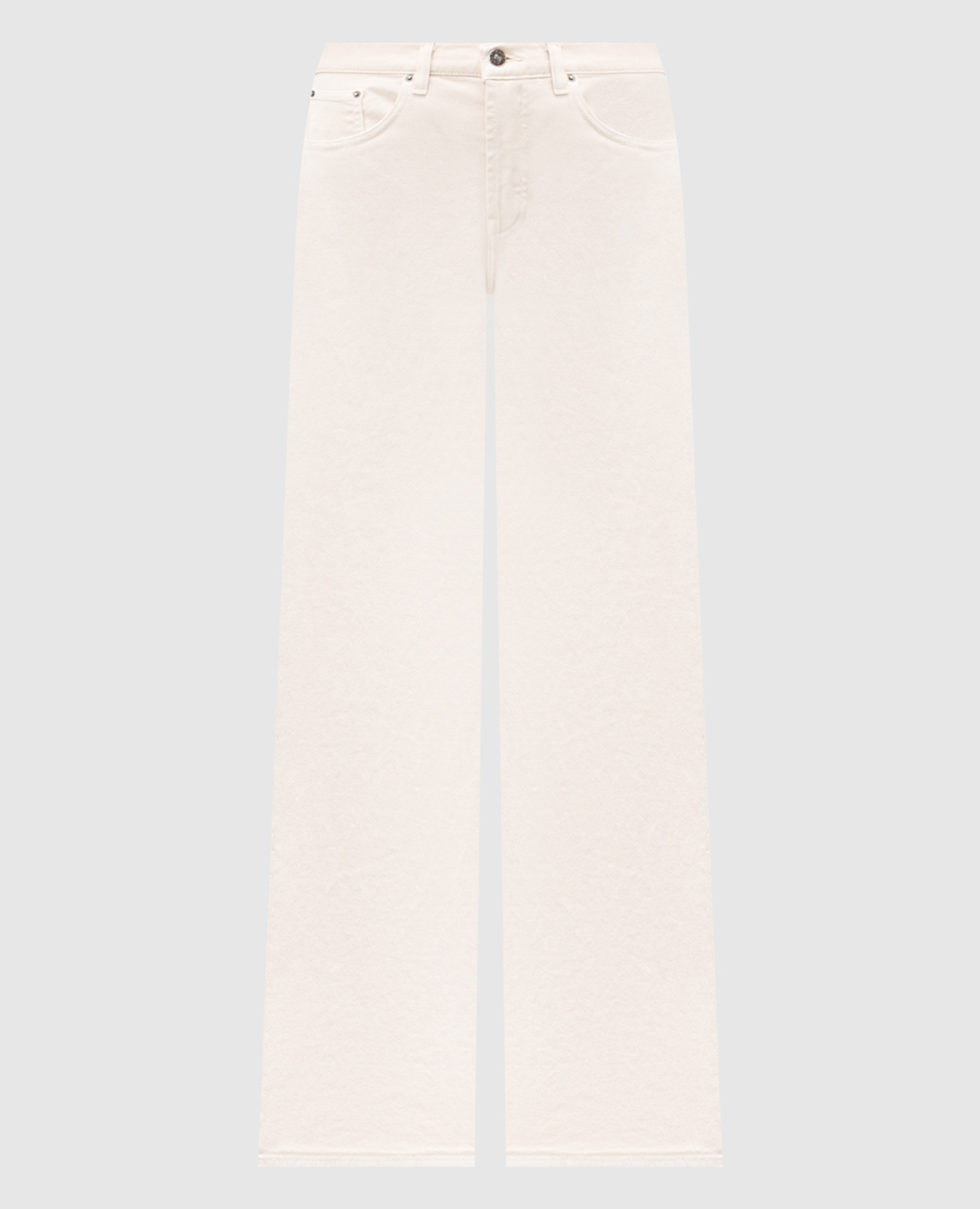 

Beige jeans with logo patch Dondup