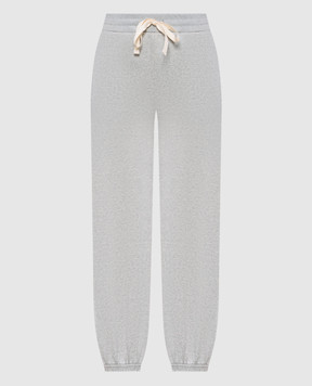 Jil Sander Gray melange logo joggers J40KA0130J20010