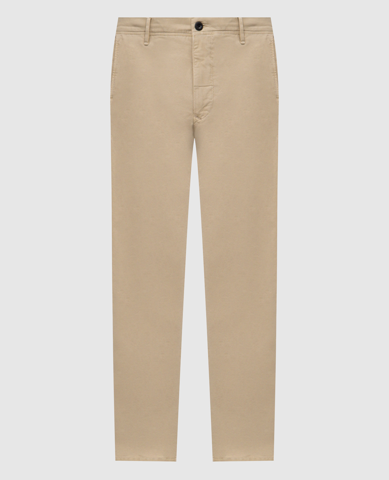 Beige pants with logo Incotex