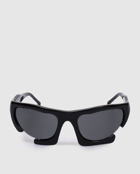Heliot Emil Black sunglasses with logo print 1665P08