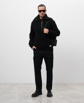Dolce&Gabbana Black T-shirt with logo G8PN9ZG7O4J