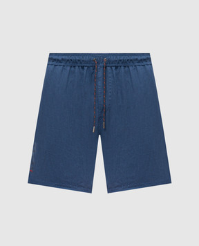 Sease Blue hemp swim shorts PB038TN359