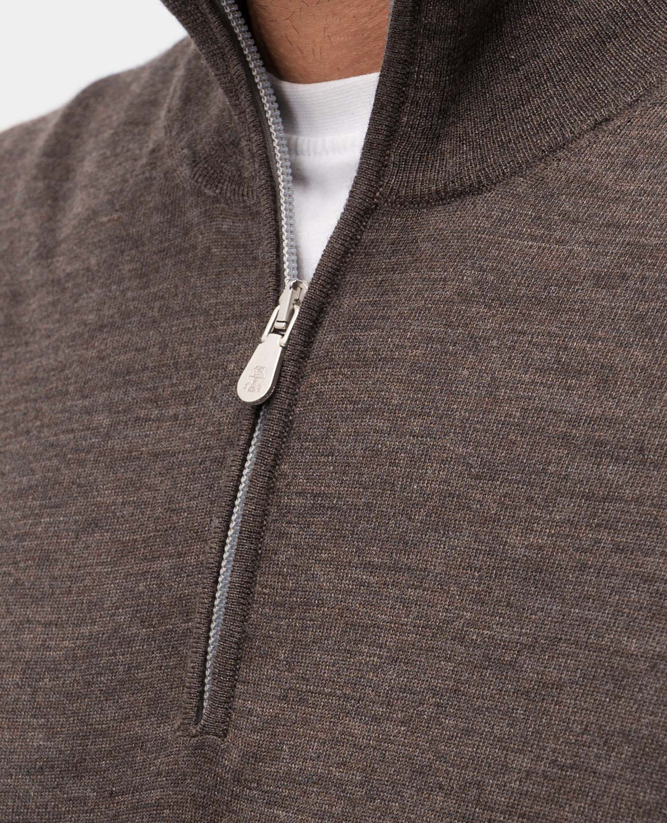 

Brown wool and cashmere jumper Brunello Cucinelli