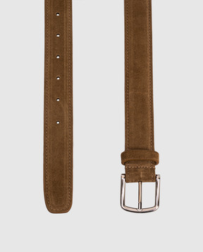 Babe Pay Pls Brown suede belt 0C003