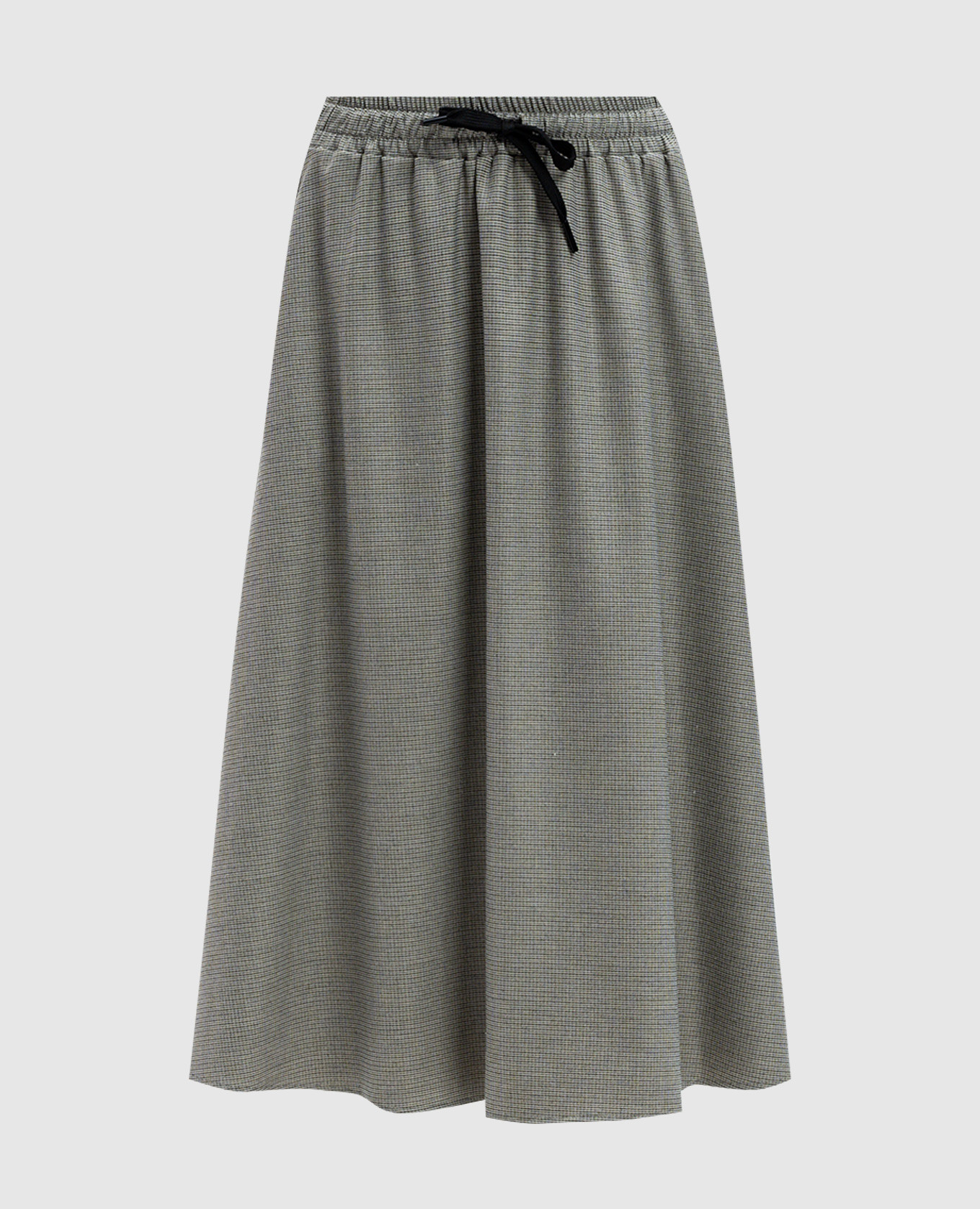 

Gray skirt with metallic Oval T logo Twinset, Grey