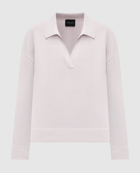 Simonetta Ravizza Paco purple cashmere pullover with lurex F05KN115T108