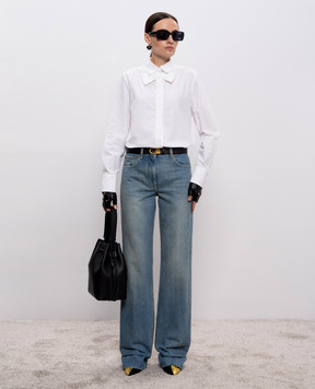 Valentino Blue jeans with a worn effect 7B0DD22G9R4