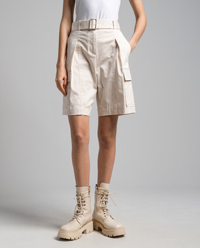 Peserico Beige cargo shorts P04618A01037