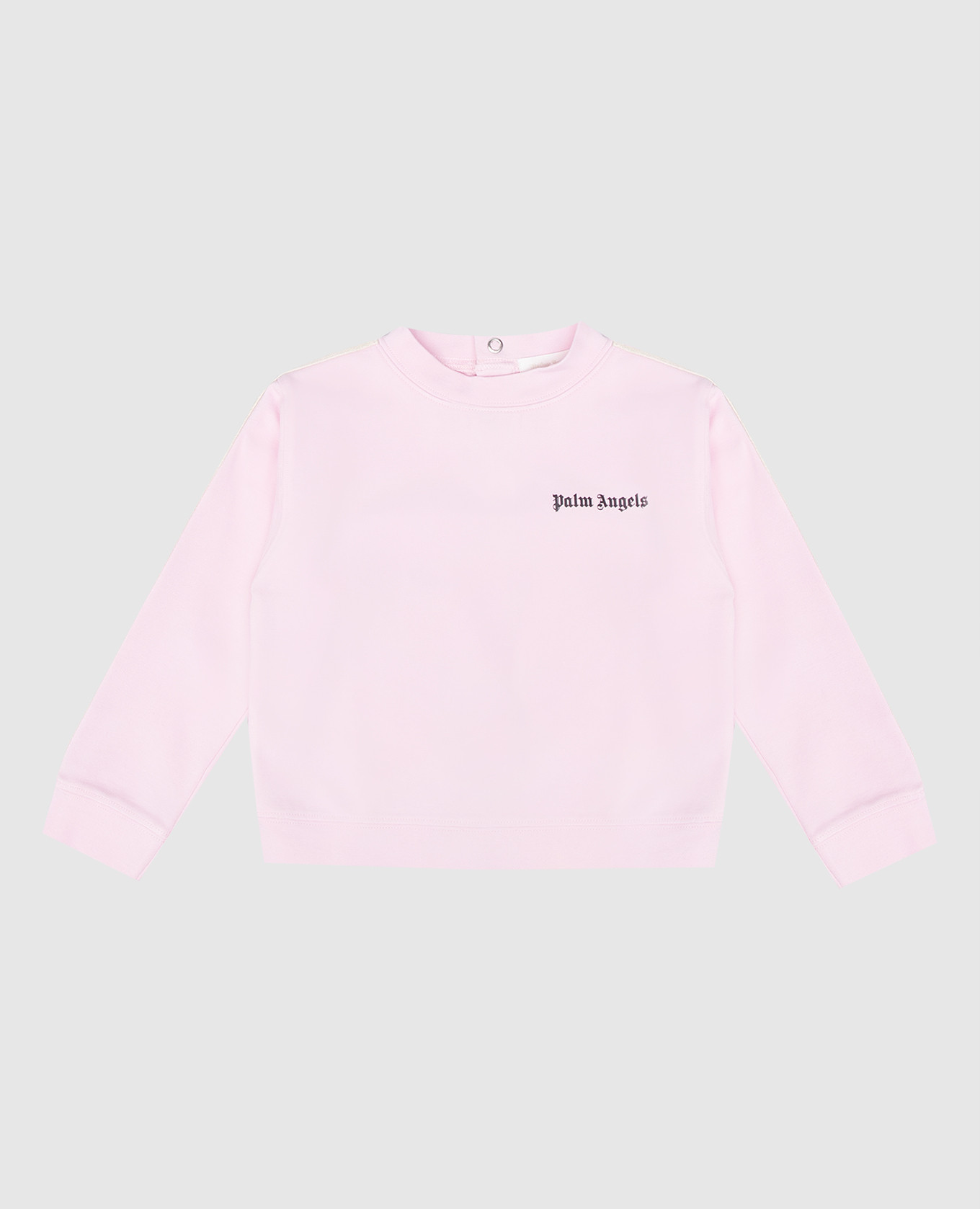 Children&#39;s pink sweatshirt with a logo Palm Angels
