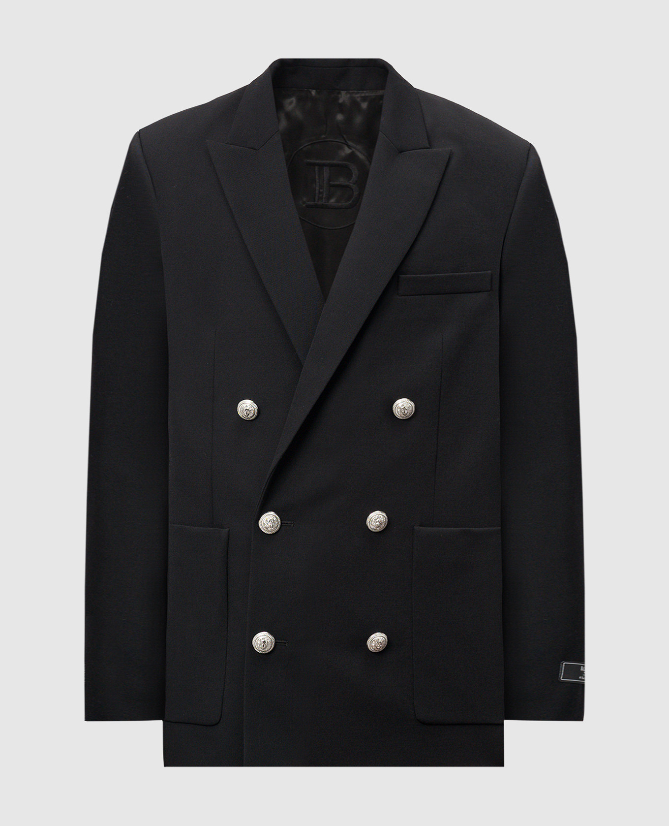 

Black wool blazer Balmain