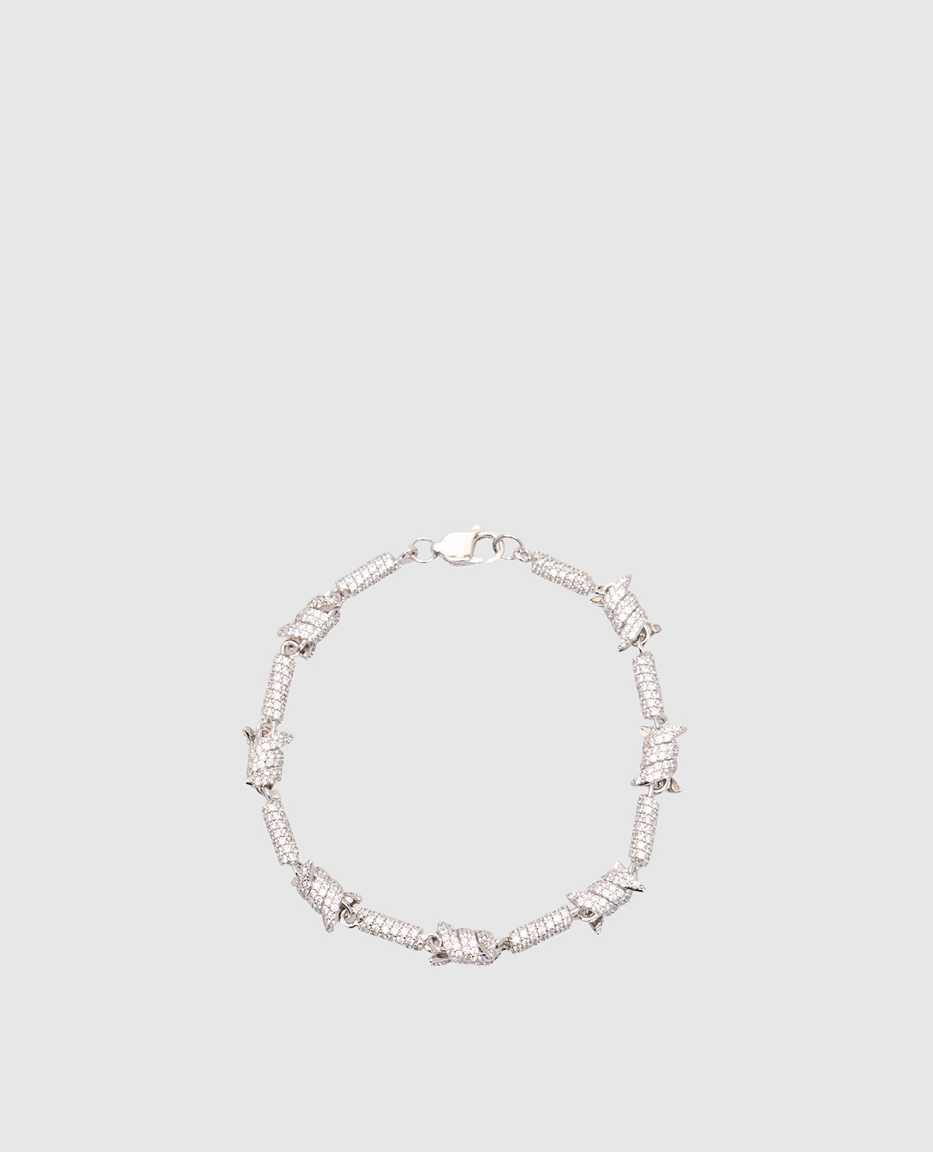 

Barbed Wire Silver Bracelet Darkai