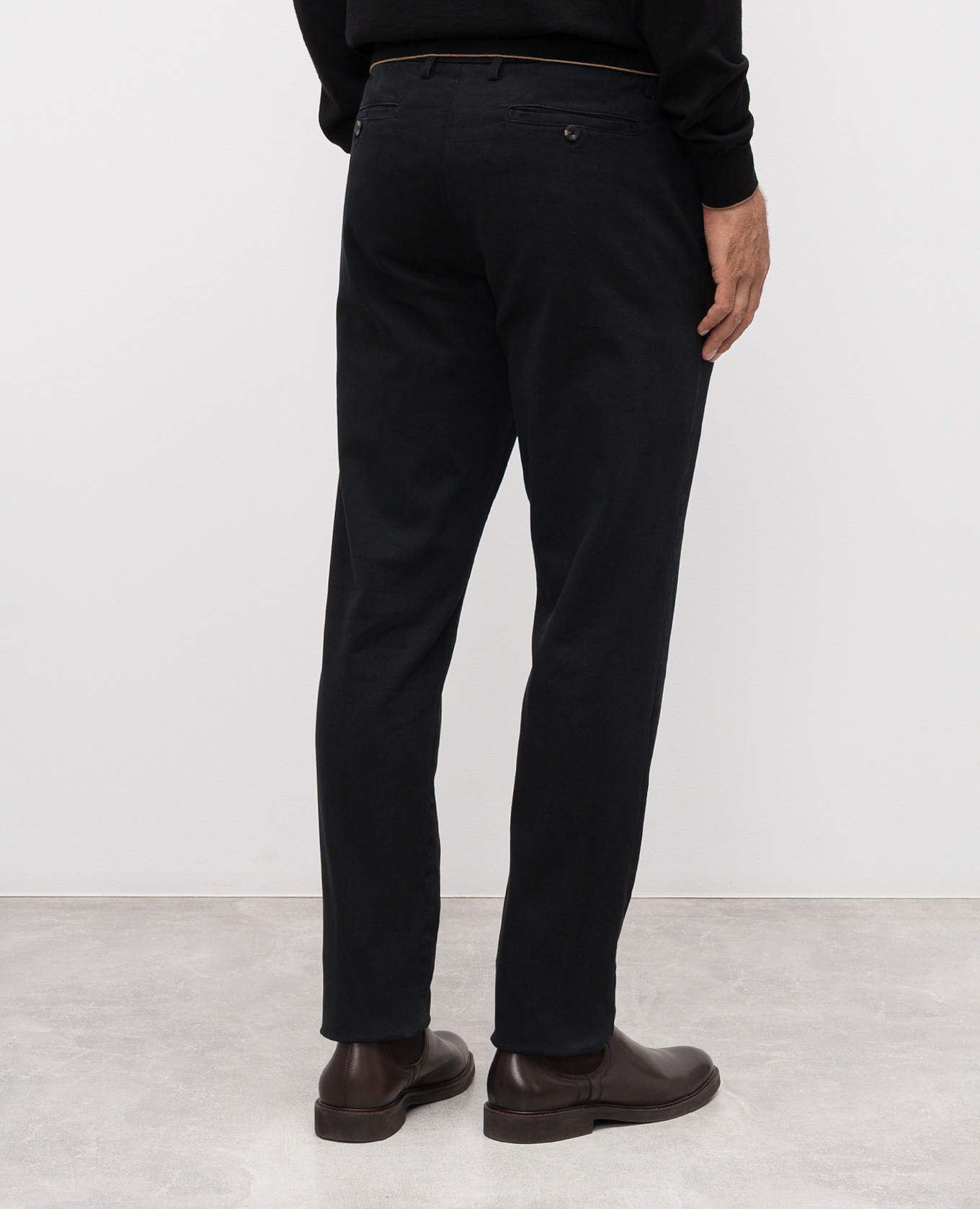 Black Vento pants Marco Pescarolo 4