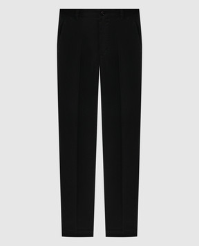 Dolce&Gabbana Black pants made of wool GW13ETFU21Q