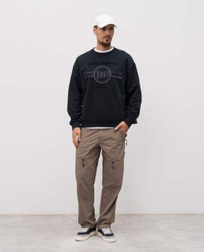 Dolce&Gabbana Blue sweatshirt with logo G9AHSZG7PGB