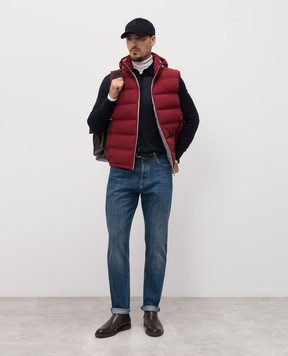 Brunello Cucinelli Blue jeans with a worn effect M241PO1090