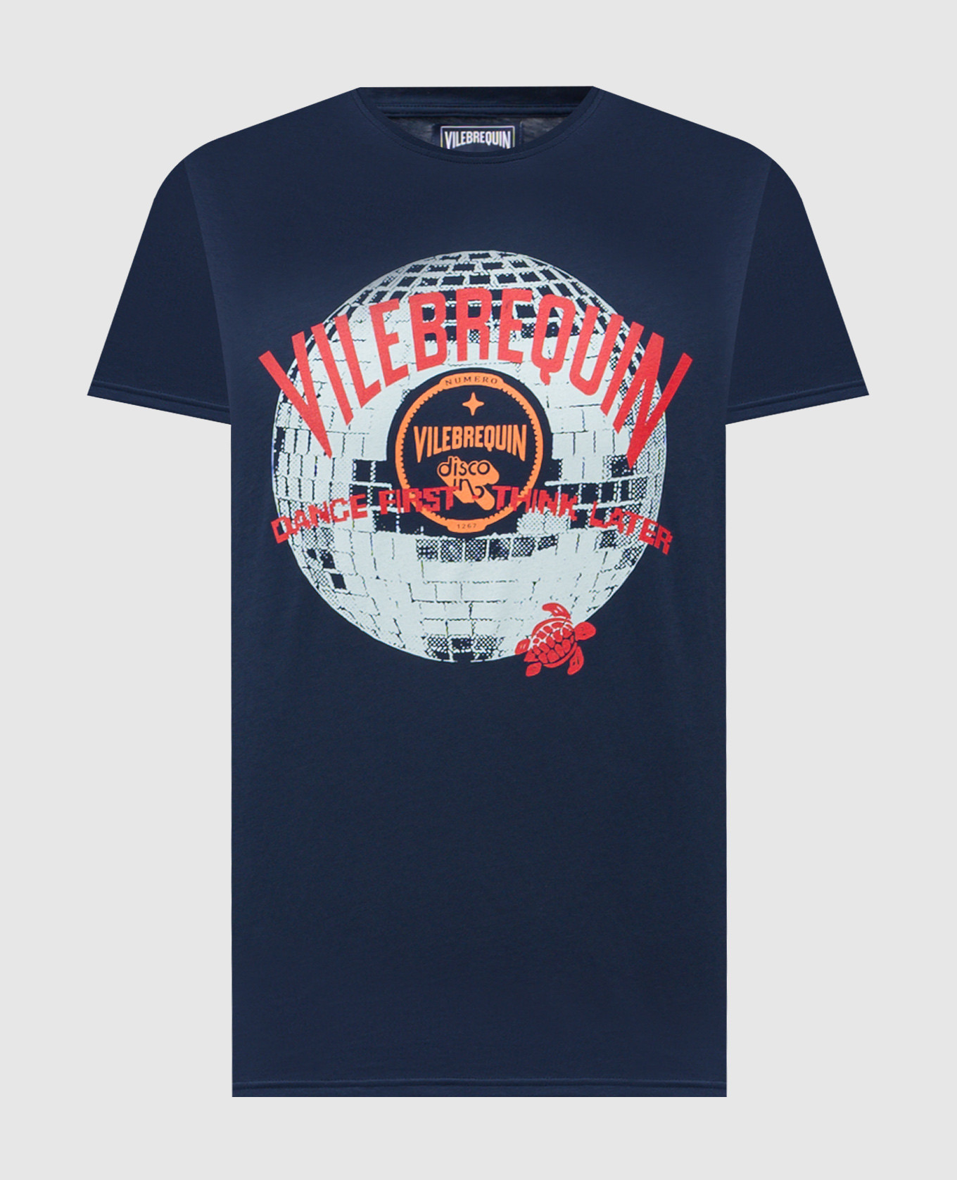 

Blue Disco Ball t-shirt with logo print Vilebrequin
