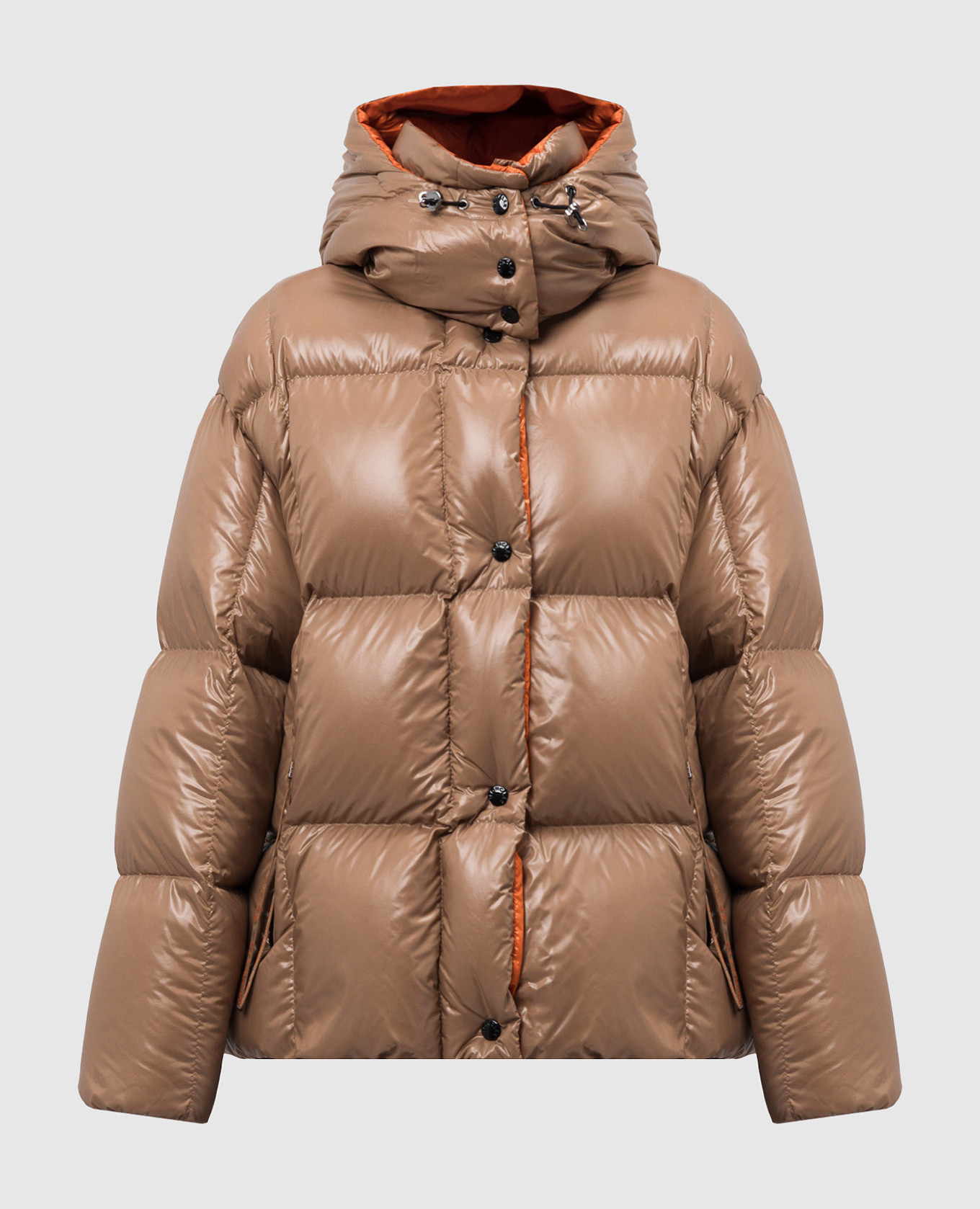 

Beige Parana down jacket with logo patch Moncler