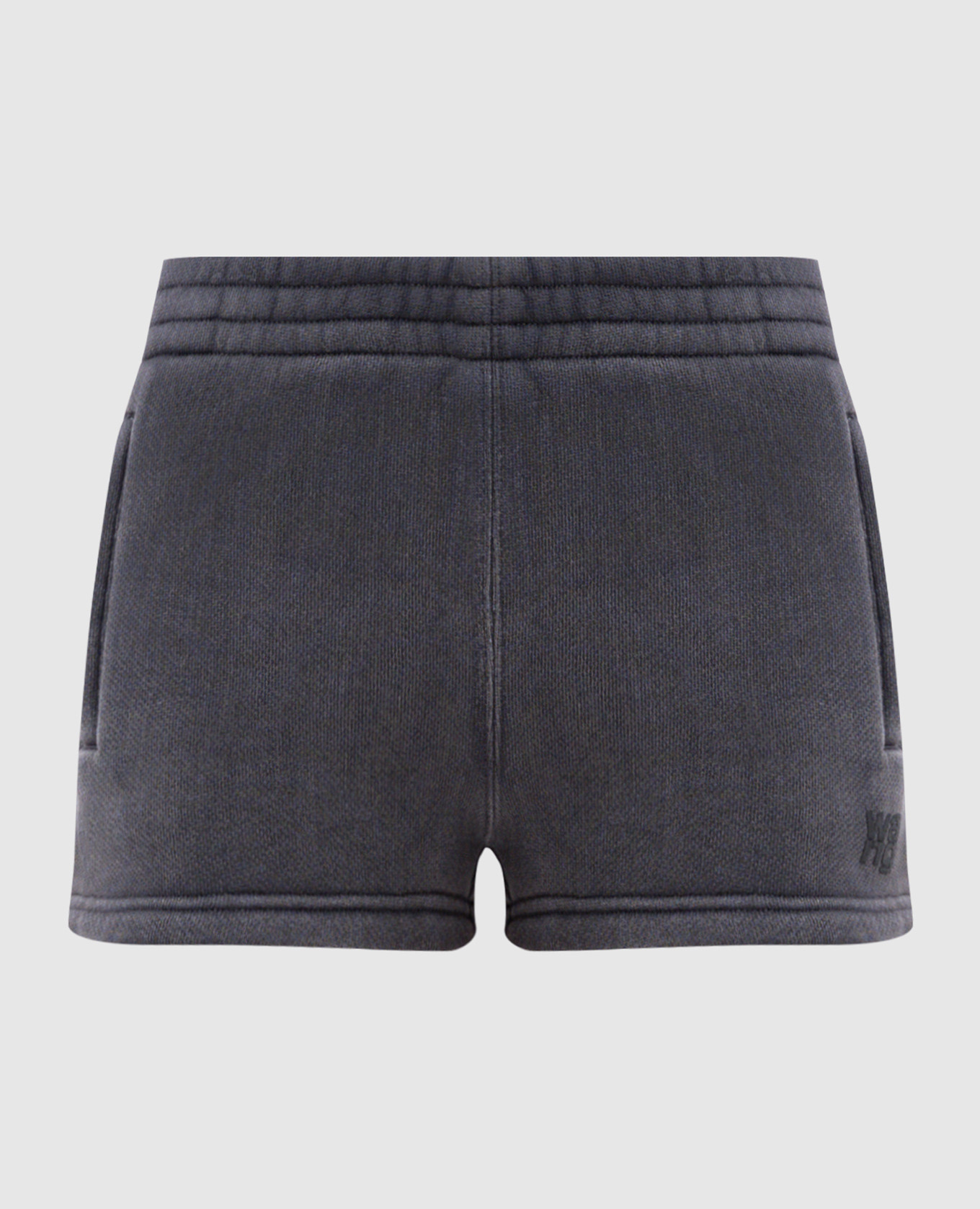 Grey shorts with logo print Alexander Wang