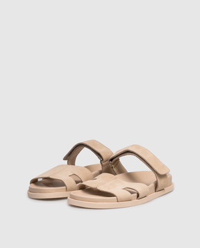 Babe Pay Pls Beige suede flip-flops 276001ZA