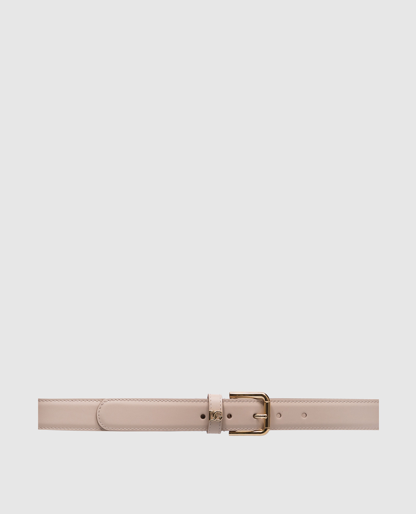 

Beige leather belt with logo Dolce&Gabbana