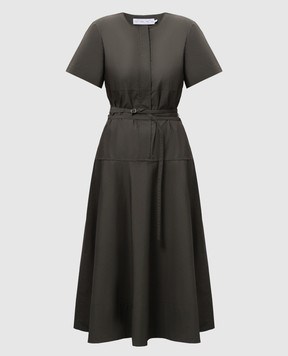 PROENZA SCHOULER Green midi dress with belt WL2513502AC153