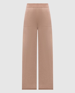 Peserico Beige sweatpants with lurex S94096F14G9173