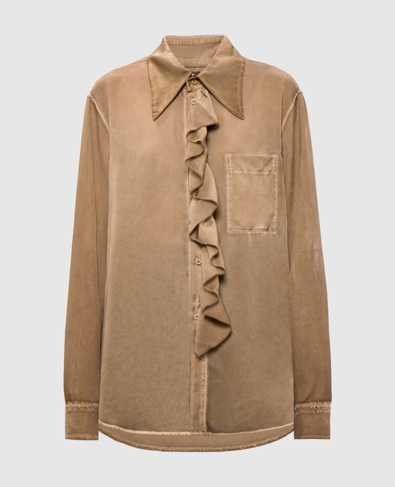 

Beige Trella silk blouse with a vintage effect UMA WANG