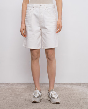 AGOLDE Indra white shorts A2221183