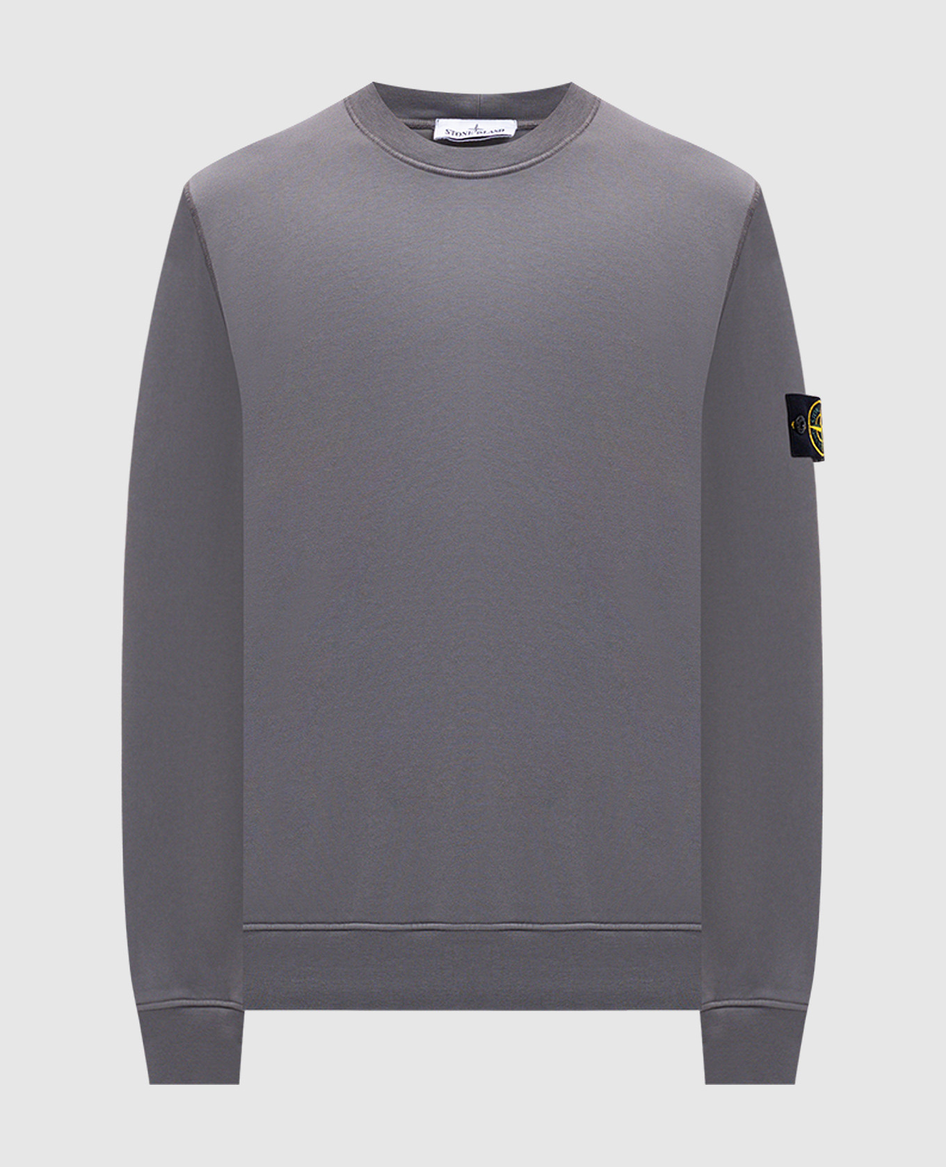 

Grey sweatshirt with logo Stone Island