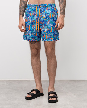 Vilebrequin Fishy vibes swim shorts MOOCB114