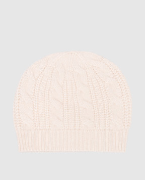 Peserico Beige hat with wool and silk S36184F05M9018