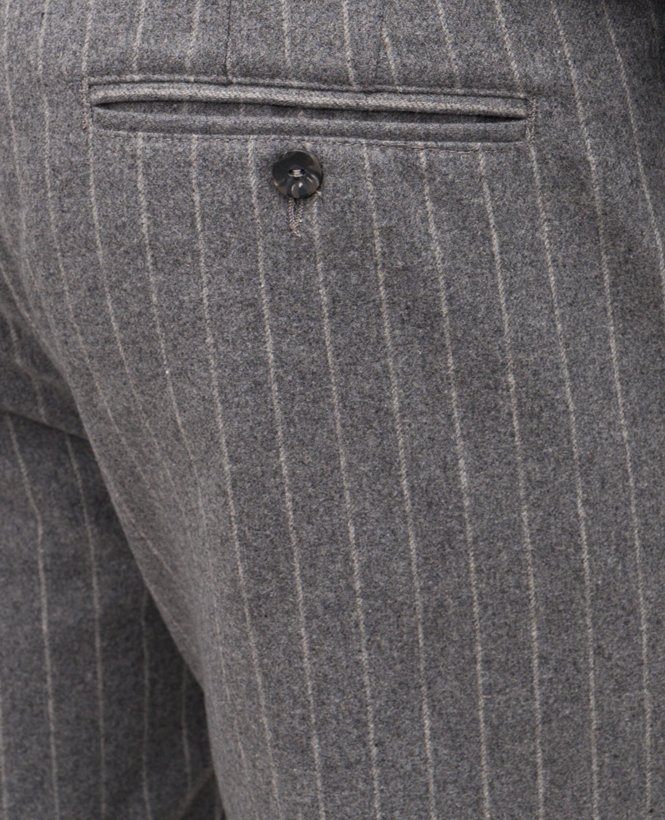 

Gray striped wool pants Altatensione, Grey