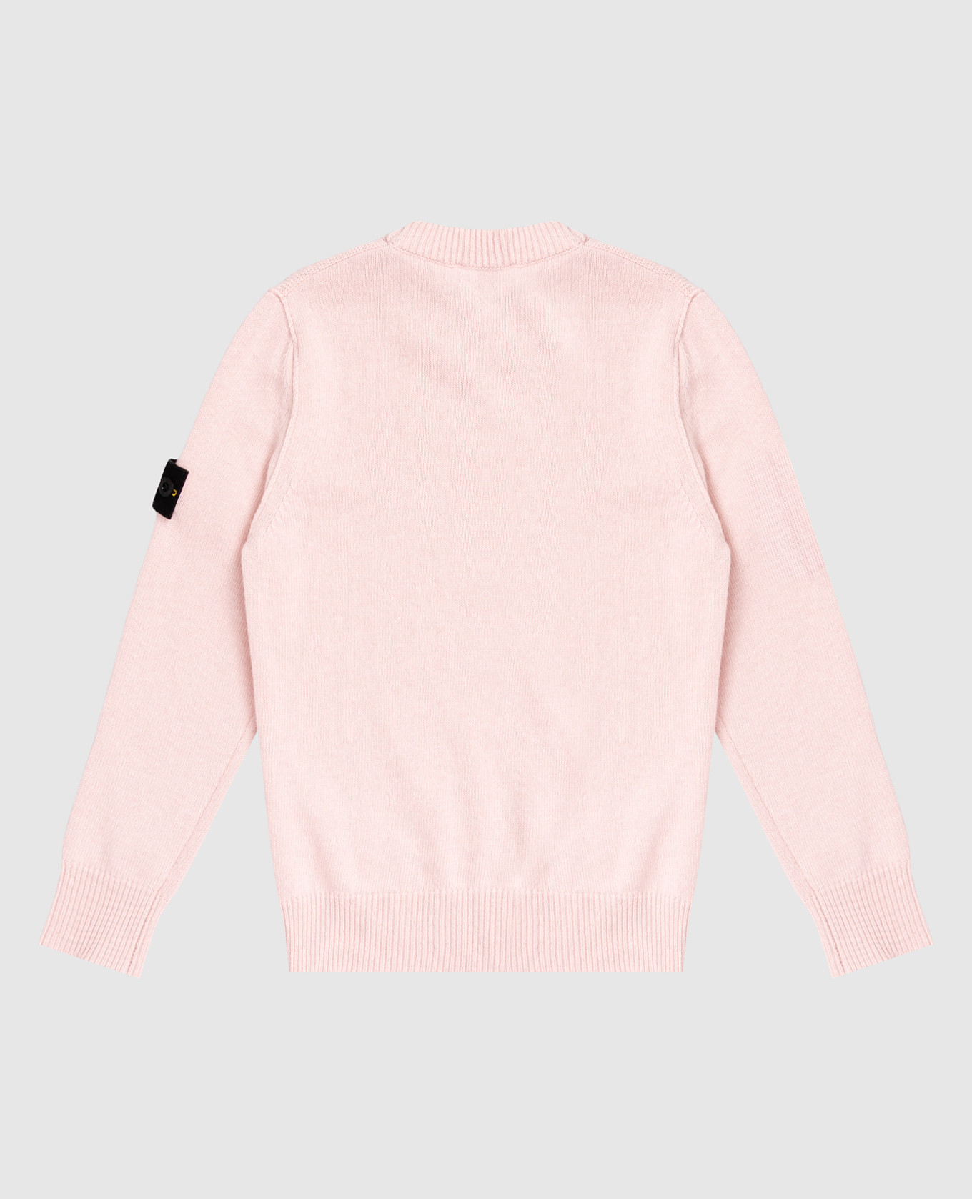 Children's pink sweater with wool and cashmere Stone Island 2