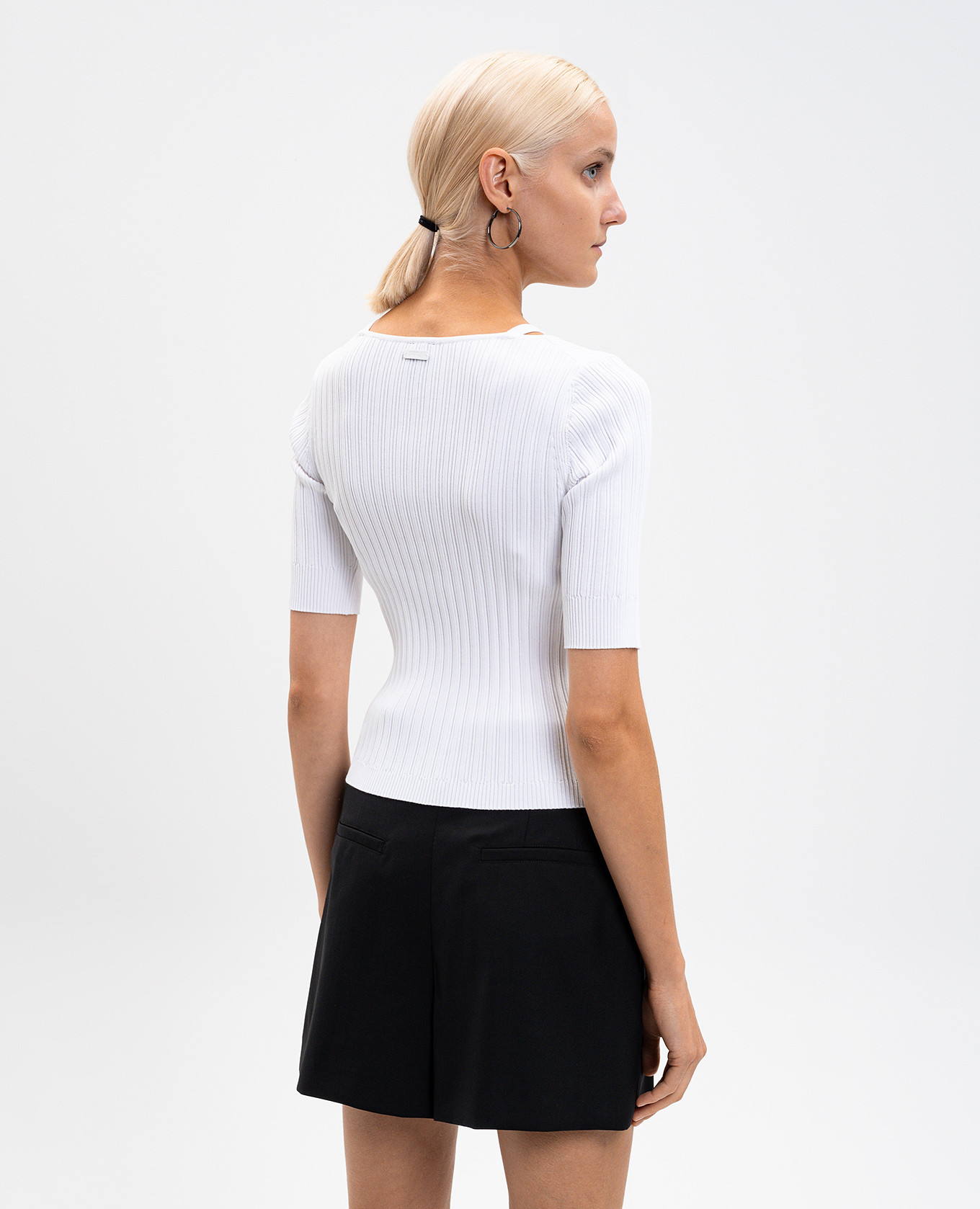 White ribbed top Juun.j 5