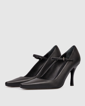 Loulou de Saison Black leather shoes CAREY CAREY
