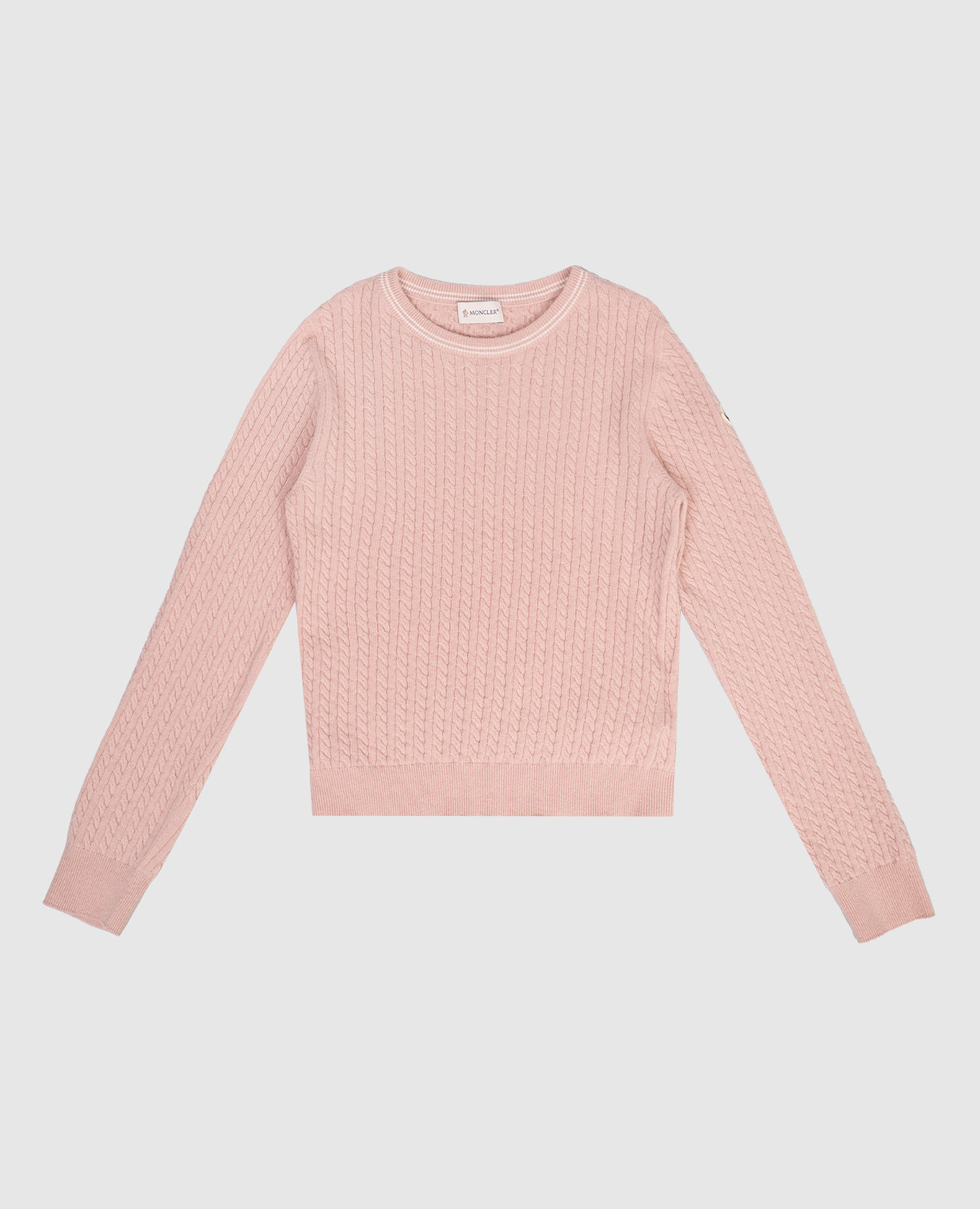 Children&#39;s pink sweater with wool Moncler ENFANT