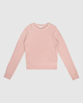 Moncler ENFANT Children's pink sweater with wool K29549C00006M12416