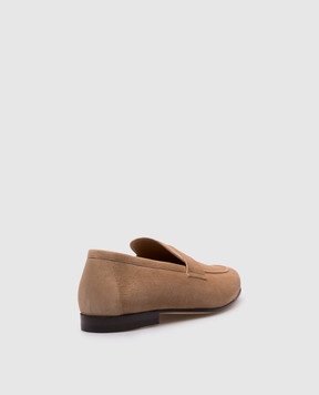 Enrico Mandelli Beige suede loafers STROPE7415