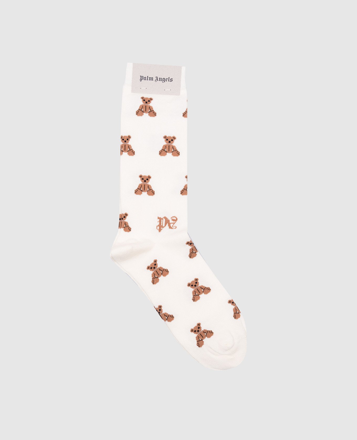 Palm Angels Bear In Mind beige socks