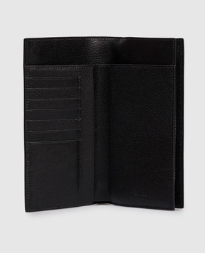Tom Ford Black leather wallet with logo Y0423LGO033S