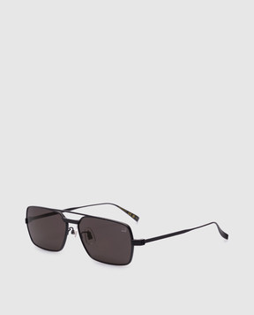 Dunhill Black Rollagas sunglasses with logo DU0076S