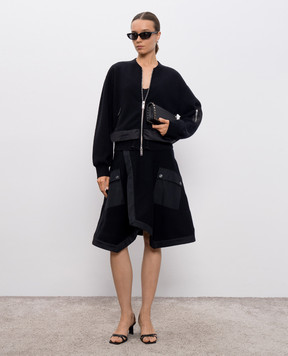 3.1 Phillip Lim Black skirt with wool P25270471TSM
