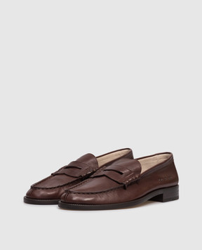 Common Project Brown leather loafers 2521