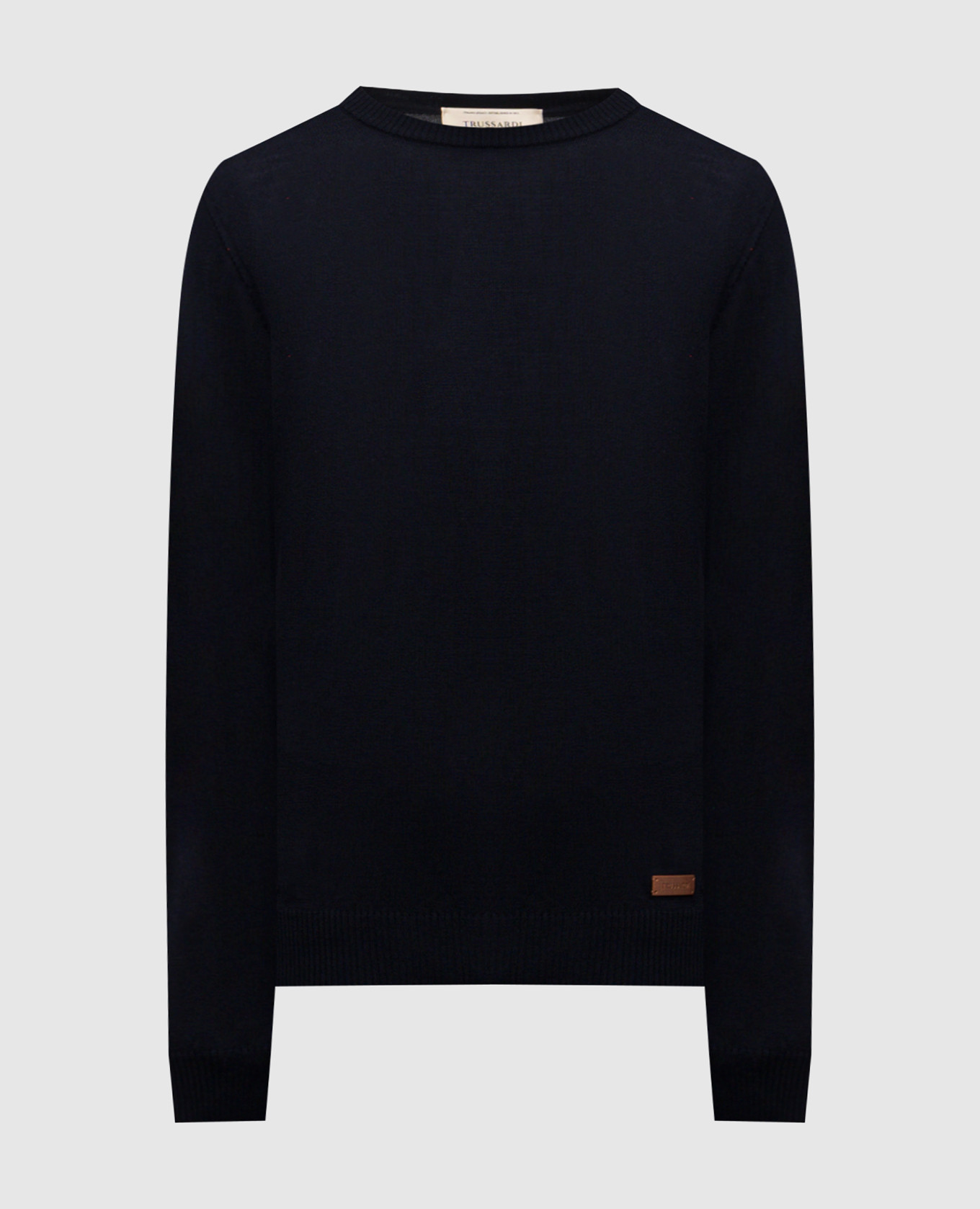 Blue wool jumper