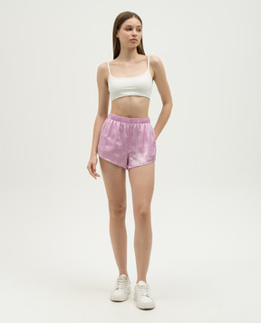 Balenciaga Pink shorts in woven logo pattern 792132TQN07