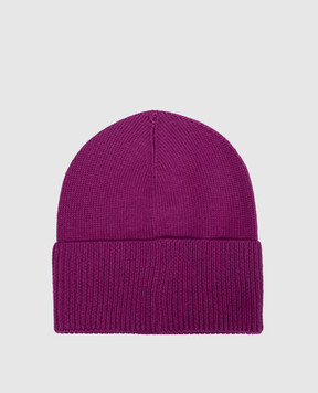 Dolce&Gabbana Children's pink cap made of wool with sequins LBKH94JCVWF