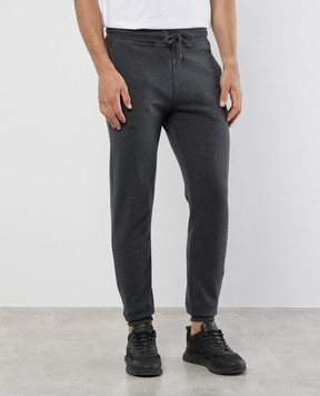 MooRER NORCIA gray joggers with cashmere NORCIAPANTALONECAD