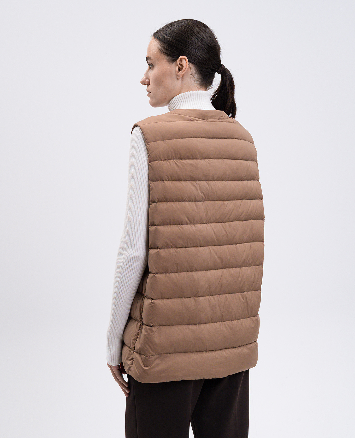 

Beige down vest SENIGALLIAIN MooRER